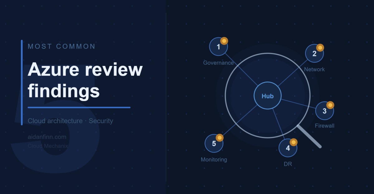 5 Most Common Azure Review Findings